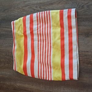 Ann Taylor Orange Stripe Skirt